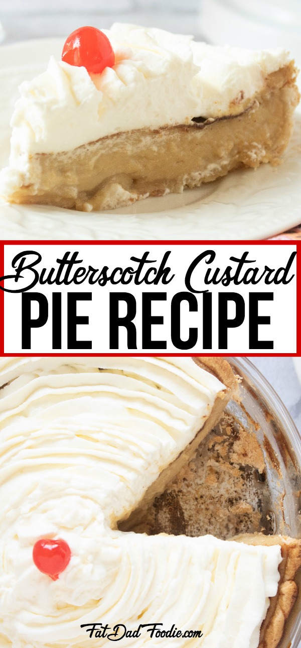 Butterscotch Custard Pie by Fat Dad Foodie - WEEKEND POTLUCK 491