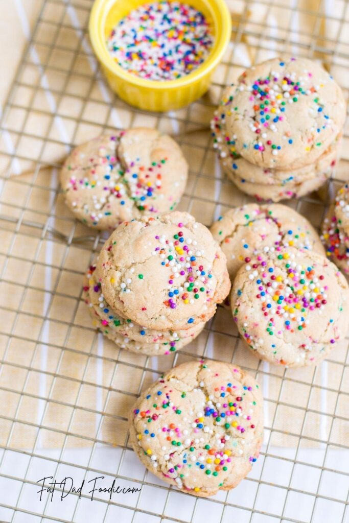 confetti cookies with nonpareils