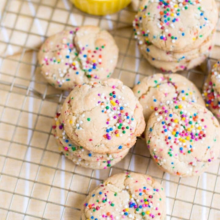 confetti cookies with nonpareils