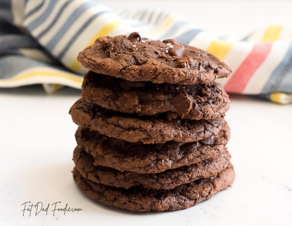 crumbl brownie batter cookie stack