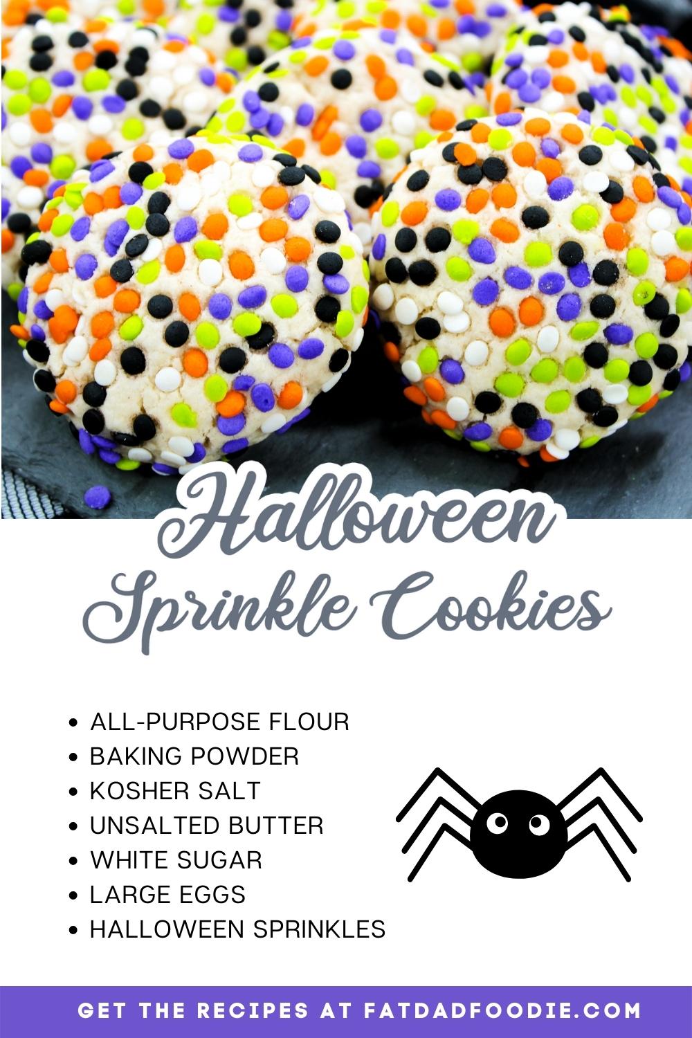 halloween confetti cookies ingredient list
