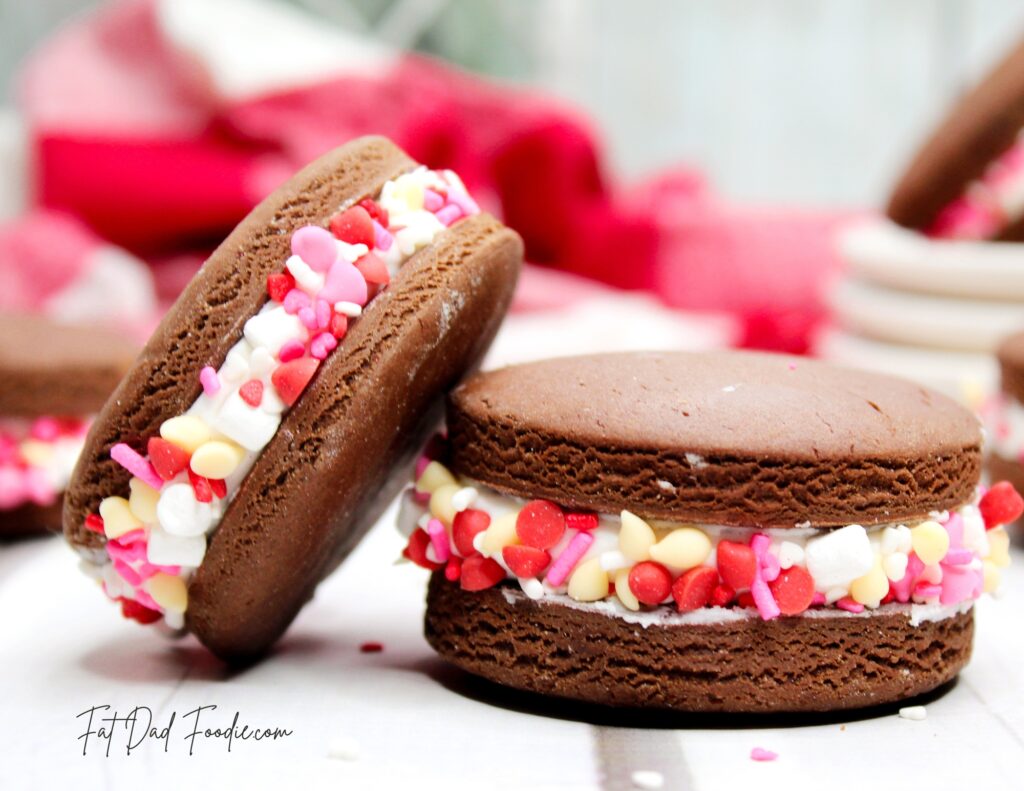 Valentine Chocolate Sandwich Cookie Recipe