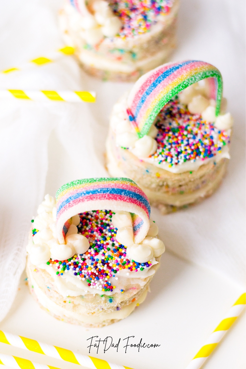 rainbow mini cakes recipe