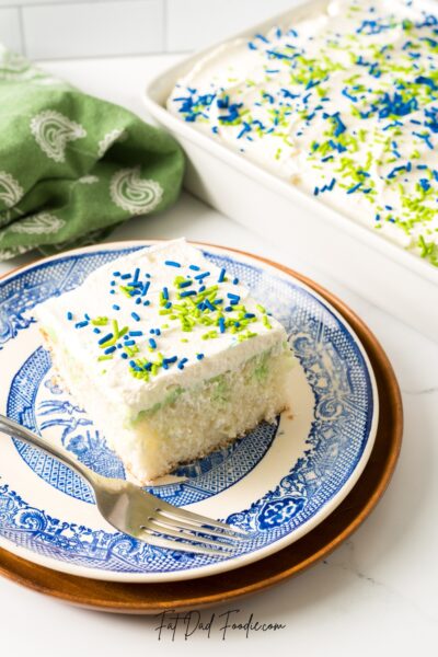 pistachio poke cake