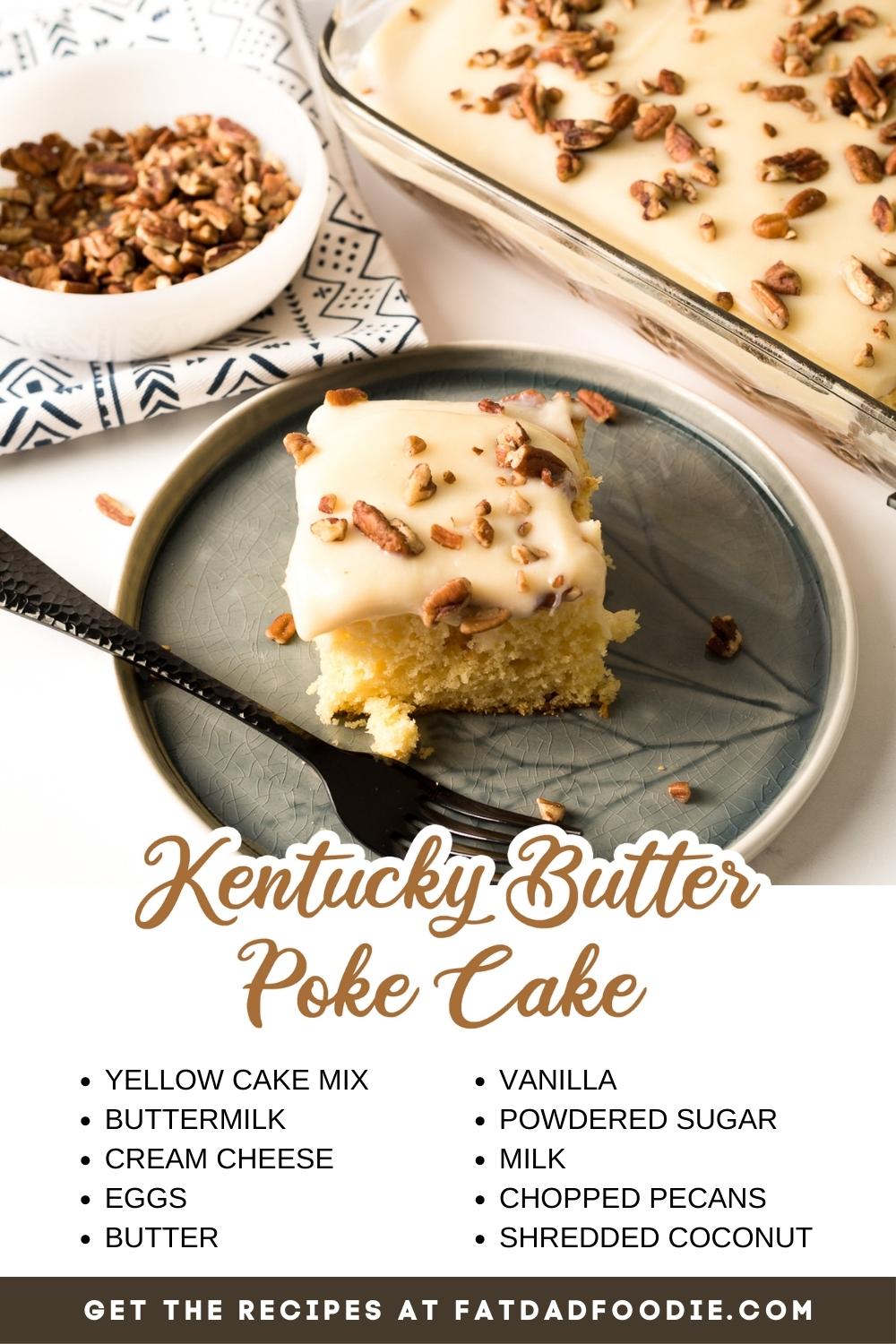 kentucky butter poke cake ingredients list